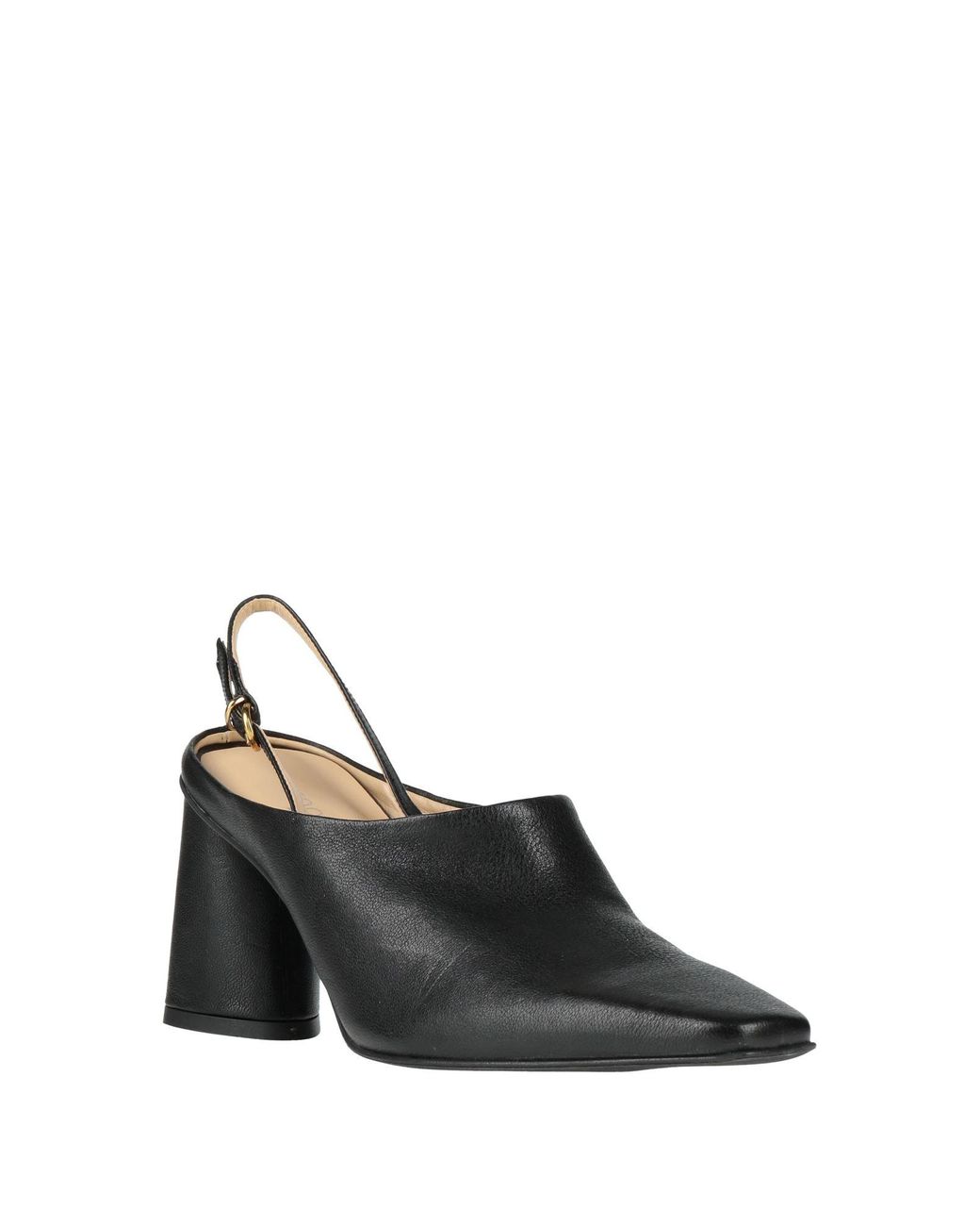 Momoní Black Mules & Clogs Soft Leather