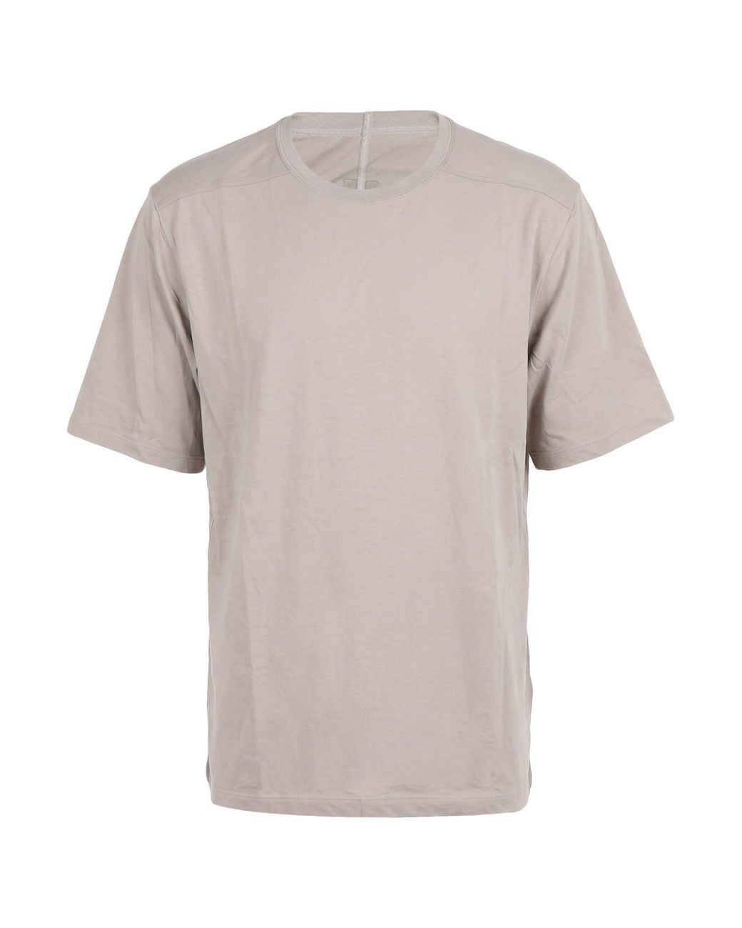 Rick Owens Gray Light T-Shirt Cotton for men