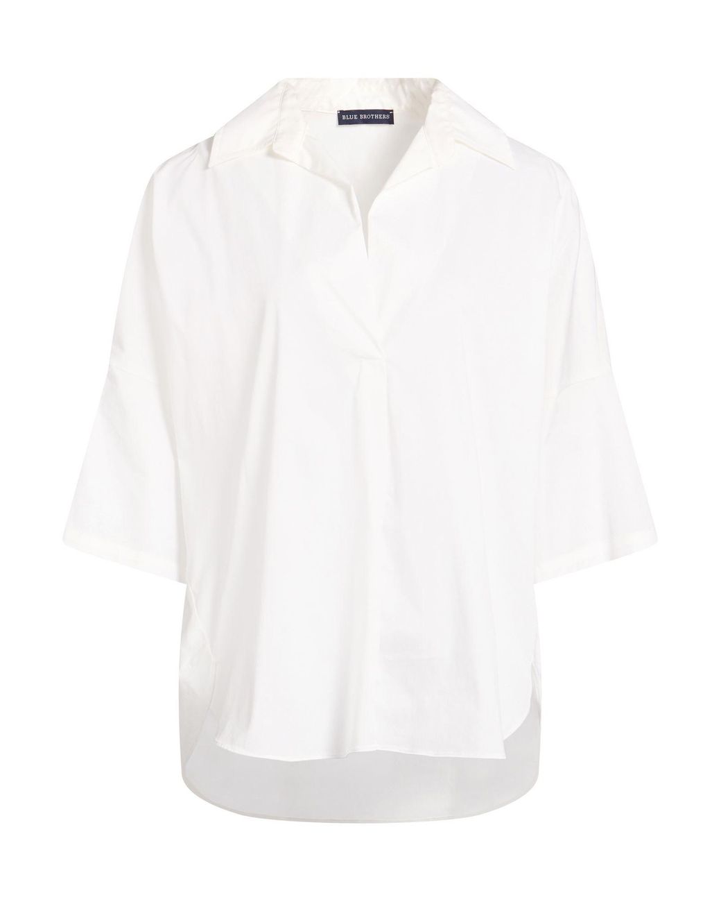 BLUE BROTHERS White Top Cotton, Polyamide, Elastane
