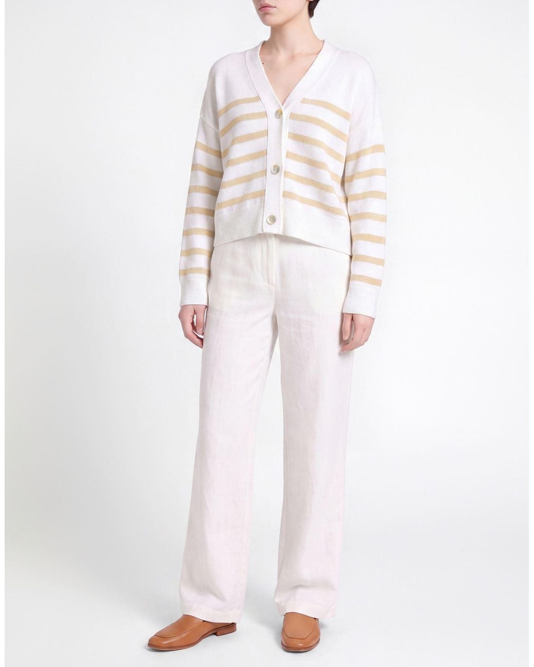 Rails White Cardigan