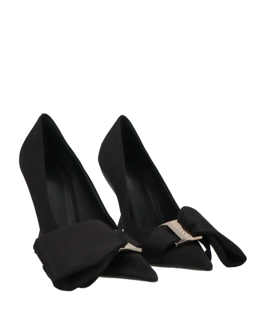 Ferragamo Black Pumps Textile Fibers
