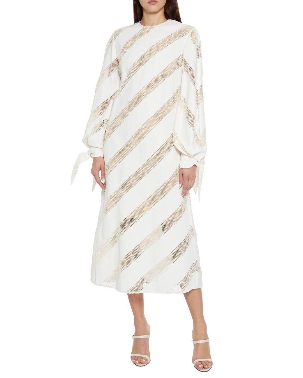 Stella McCartney White Midi Dress