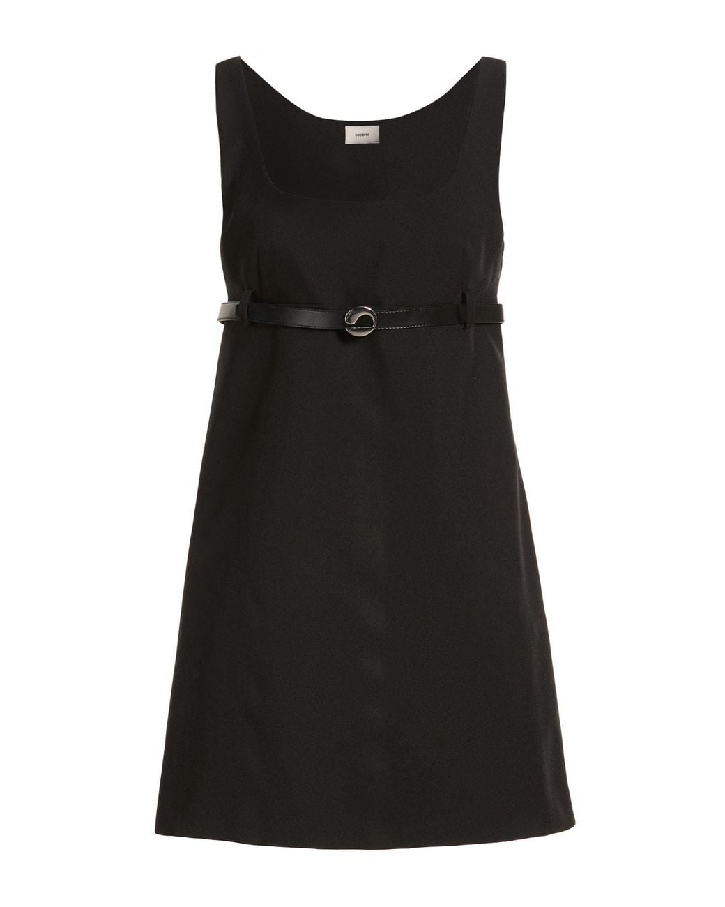 Coperni Black Mini Dress Recycled Polyester