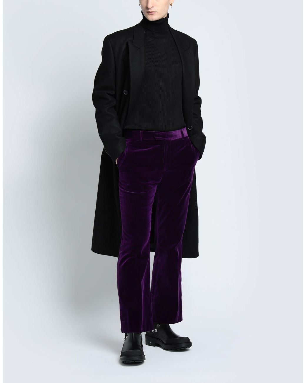 Palm Angels Blue Pants for men