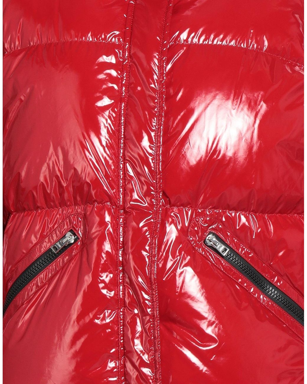 Herno Red Puffer Polyamide, Polyurethane