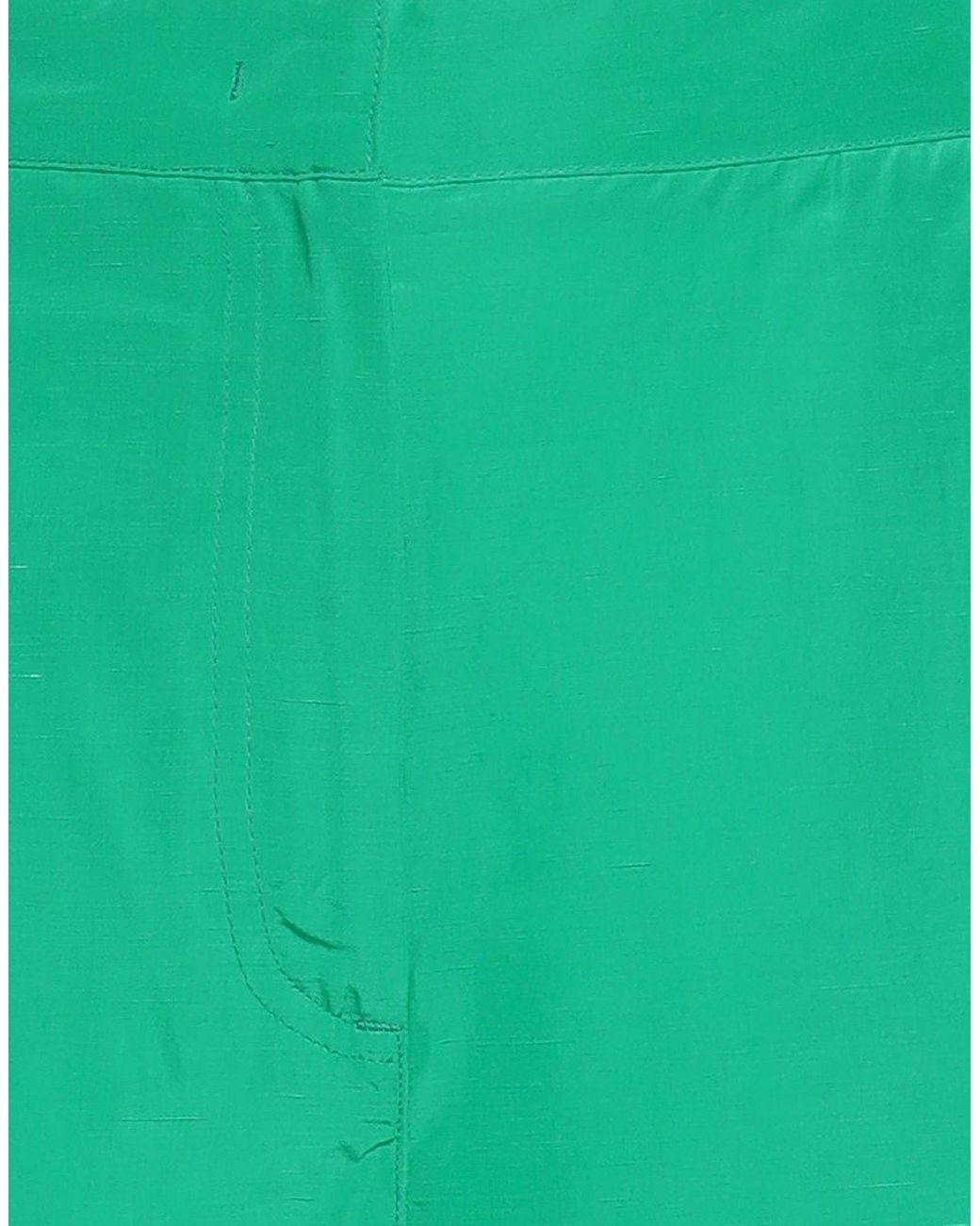MSGM Green Pants Viscose, Linen