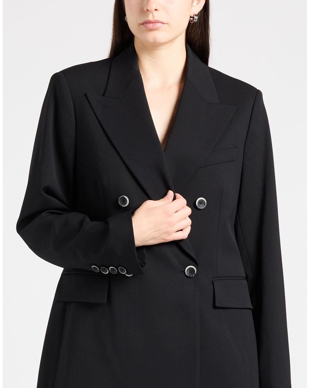 Eleventy Black Blazer Wool, Elastane