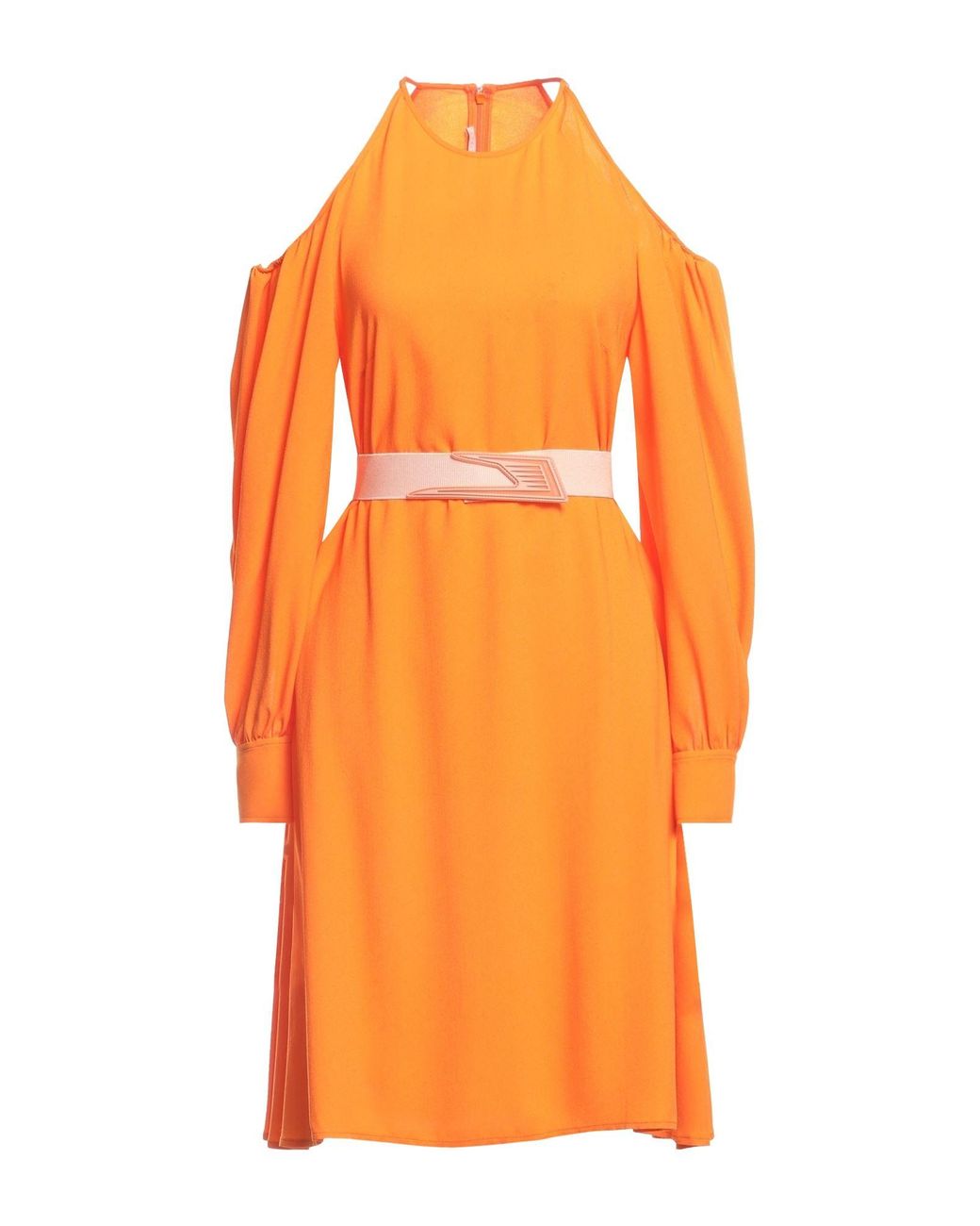 Stella McCartney Orange Midi Dress