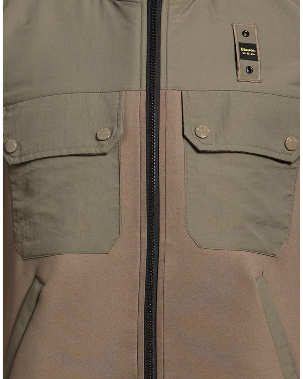 Blauer Green Jacket Polyester, Elastane, Polyamide for men