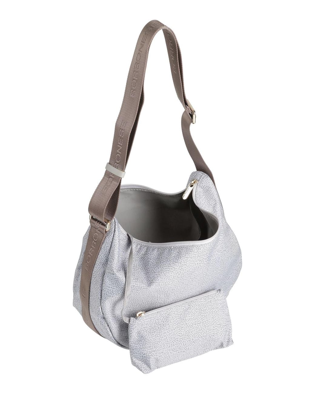 Borbonese Gray Handbag