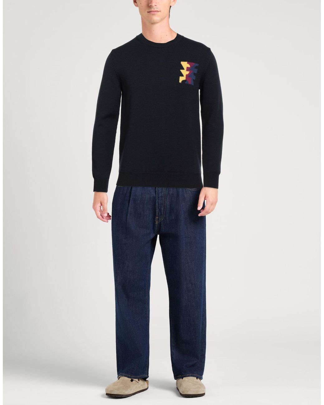 Zanone Blue Sweaters for men