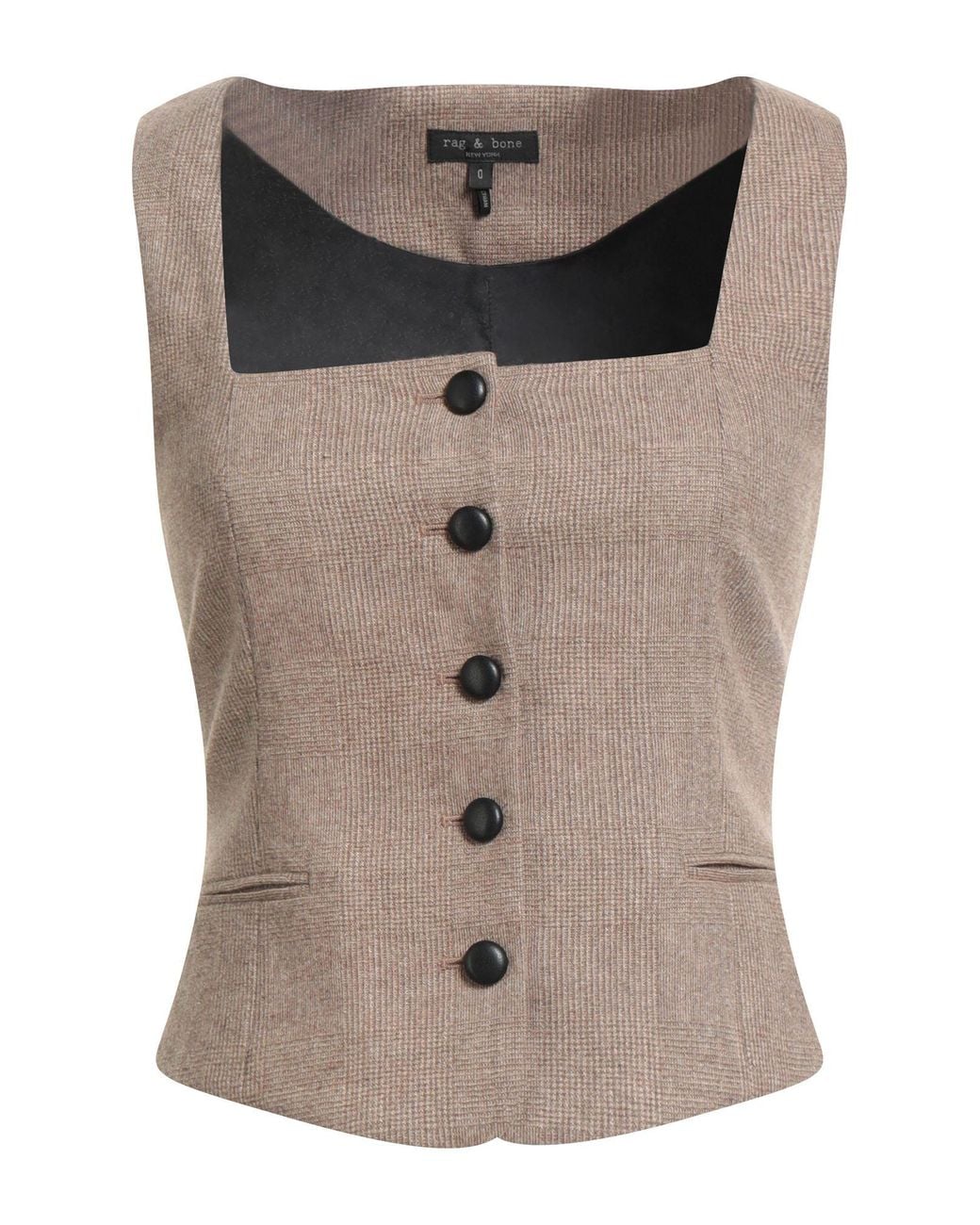Rag & Bone Brown Tailored Vests