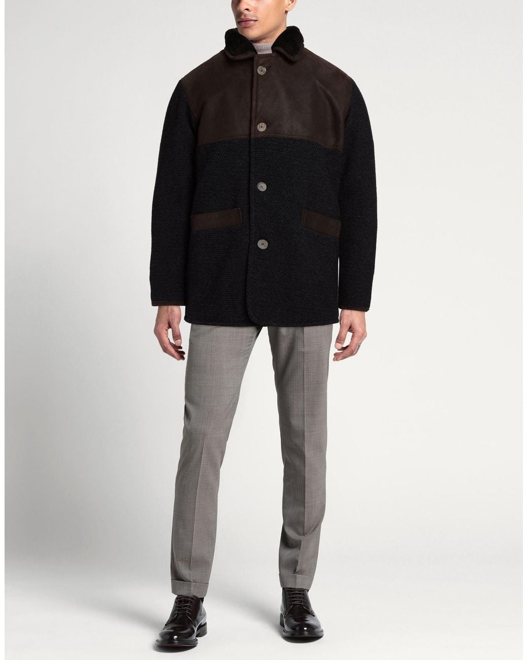 Abrigo GMS-75 de hombre de color Black