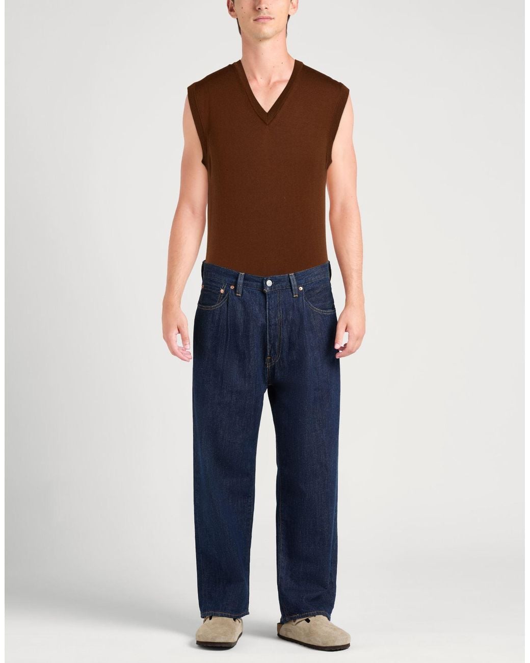 Pullover Alpha Studio de hombre de color Brown