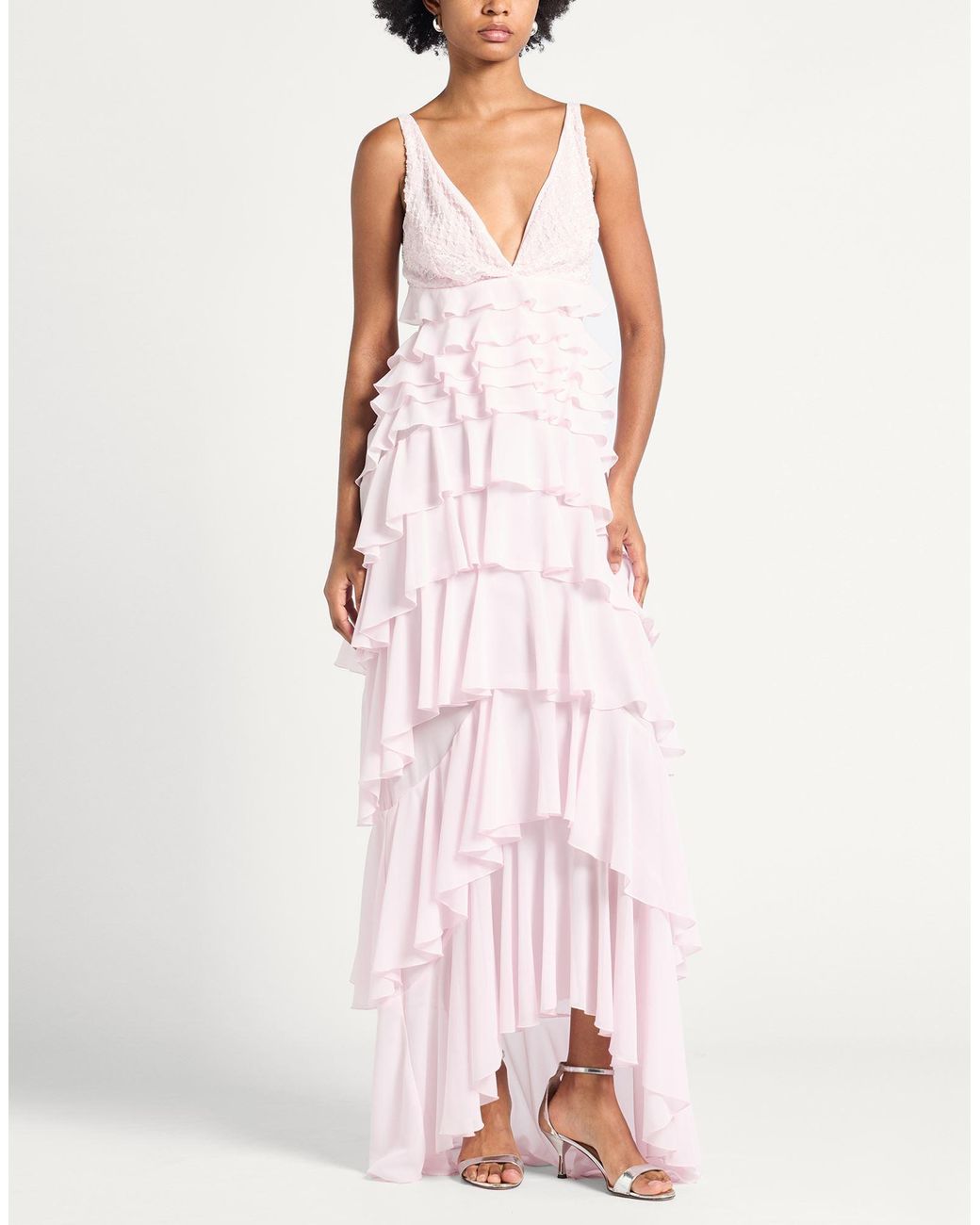 Elisabetta Franchi Pink Maxi Dress