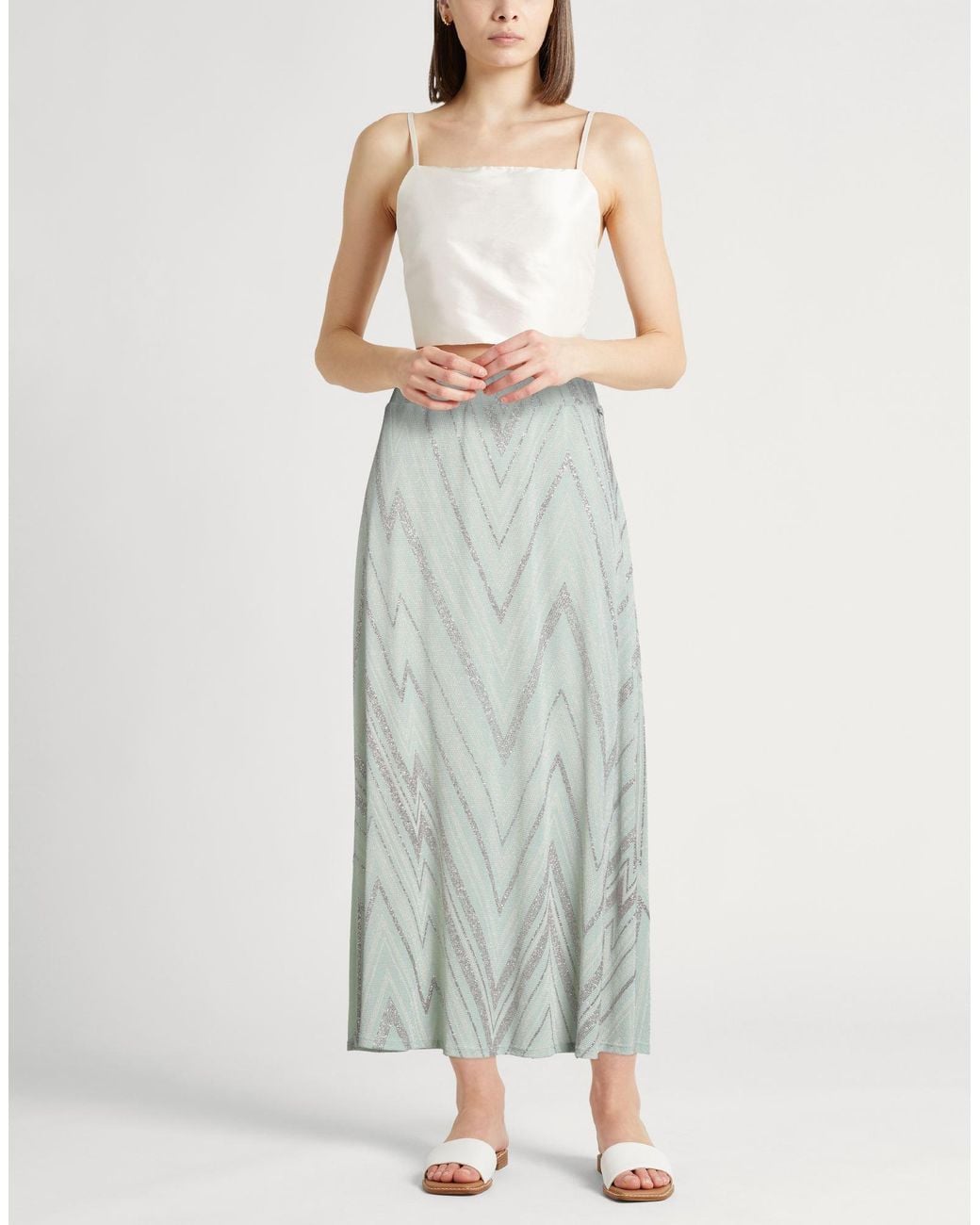 Liu Jo Gray Maxi Skirt