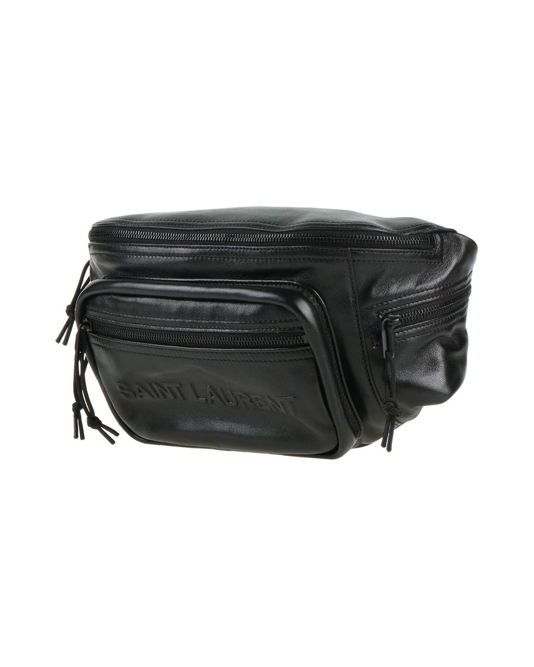 Saint Laurent Leather Bum Bag in Black Lyst