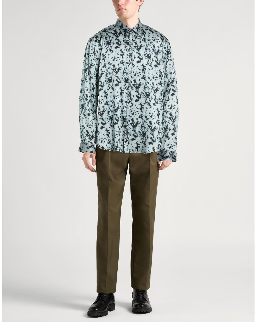 John Varvatos Green Shirt for men