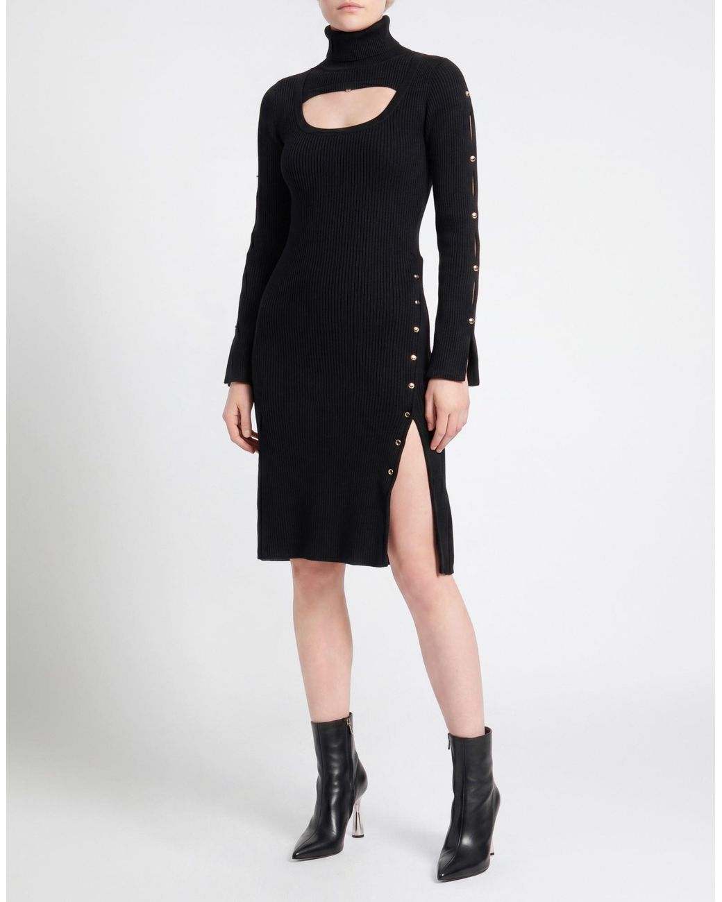 No Secrets Black Mini Dress