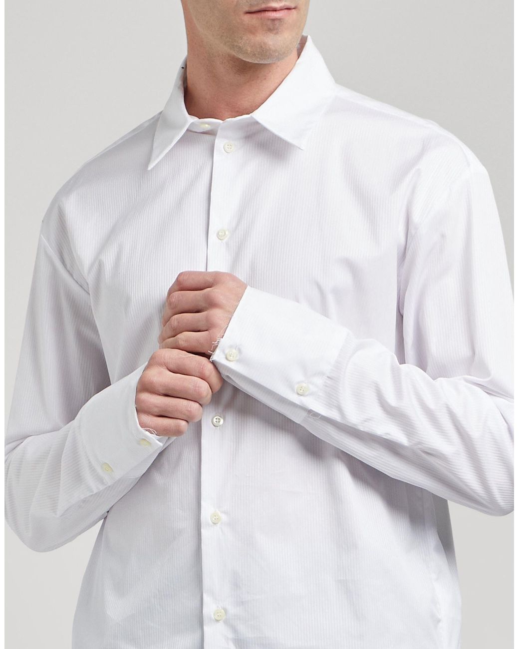 424 White Shirt Cotton, Polyester for men