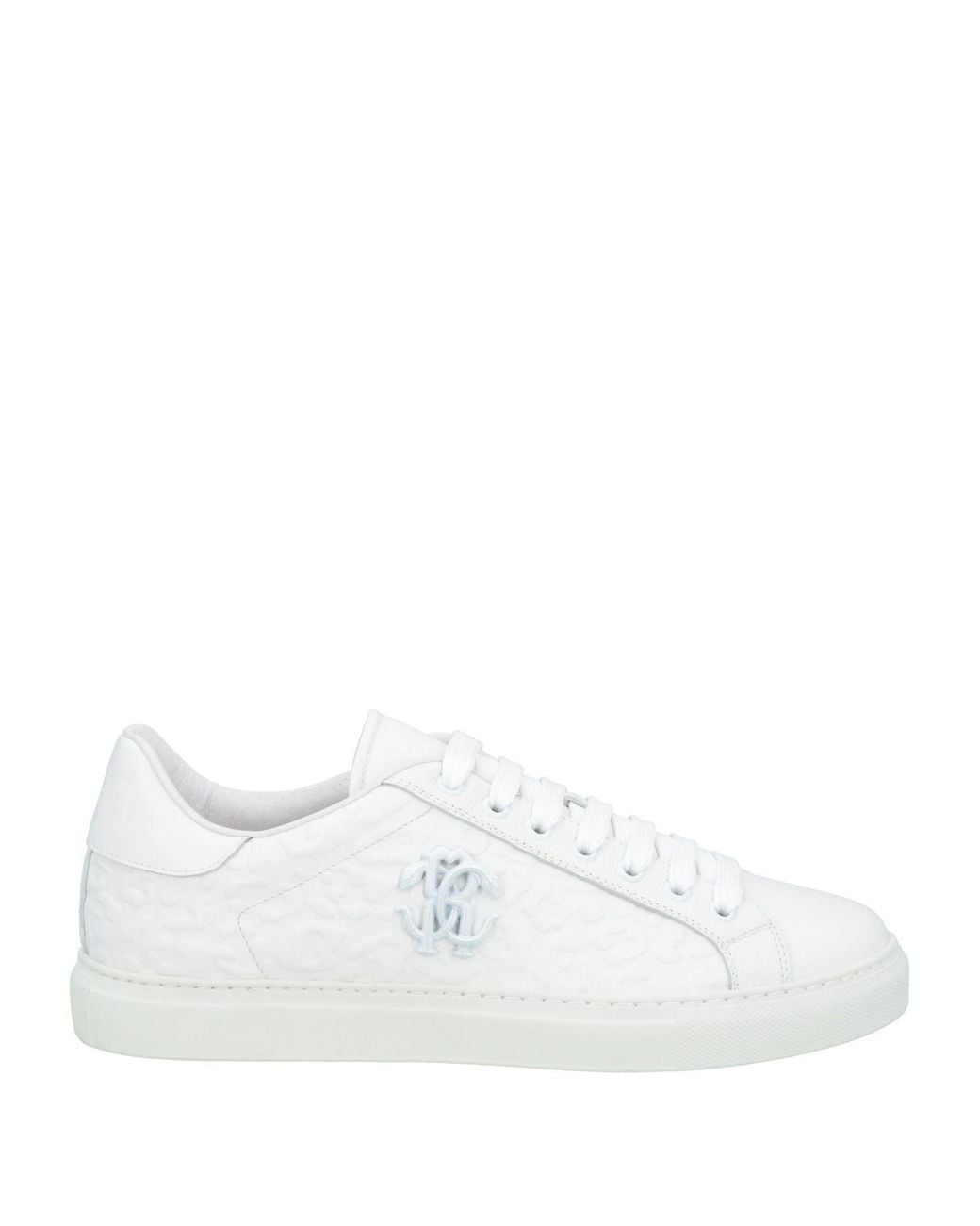Roberto Cavalli White Sneakers Leather for men