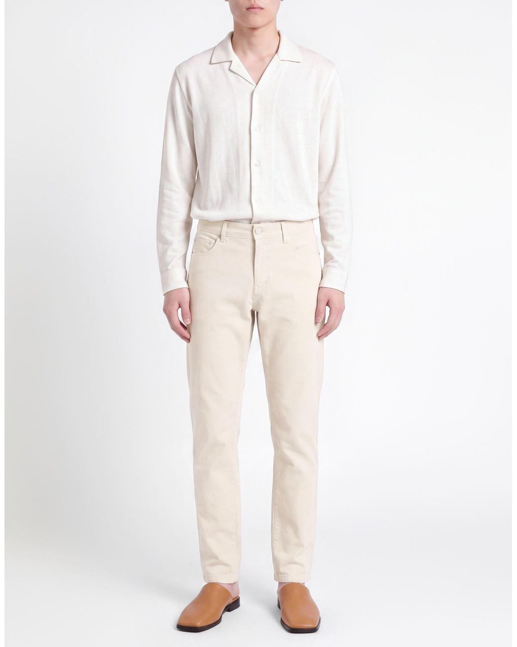 Havana & Co. Natural Pants Cotton, Elastane for men