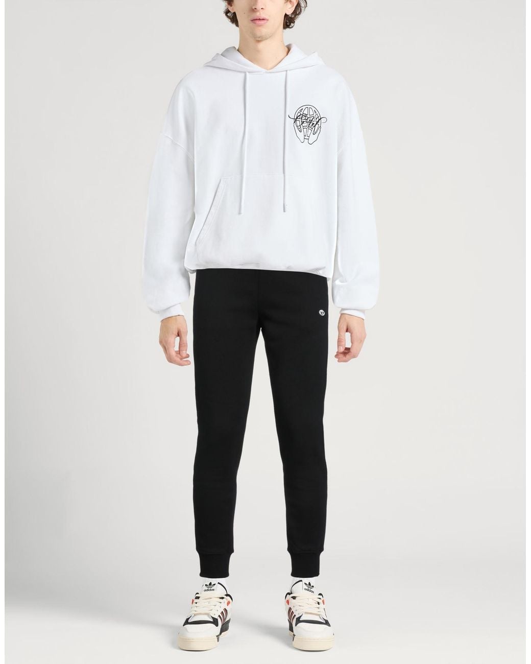 DIESEL Black Pants Cotton, Elastane for men