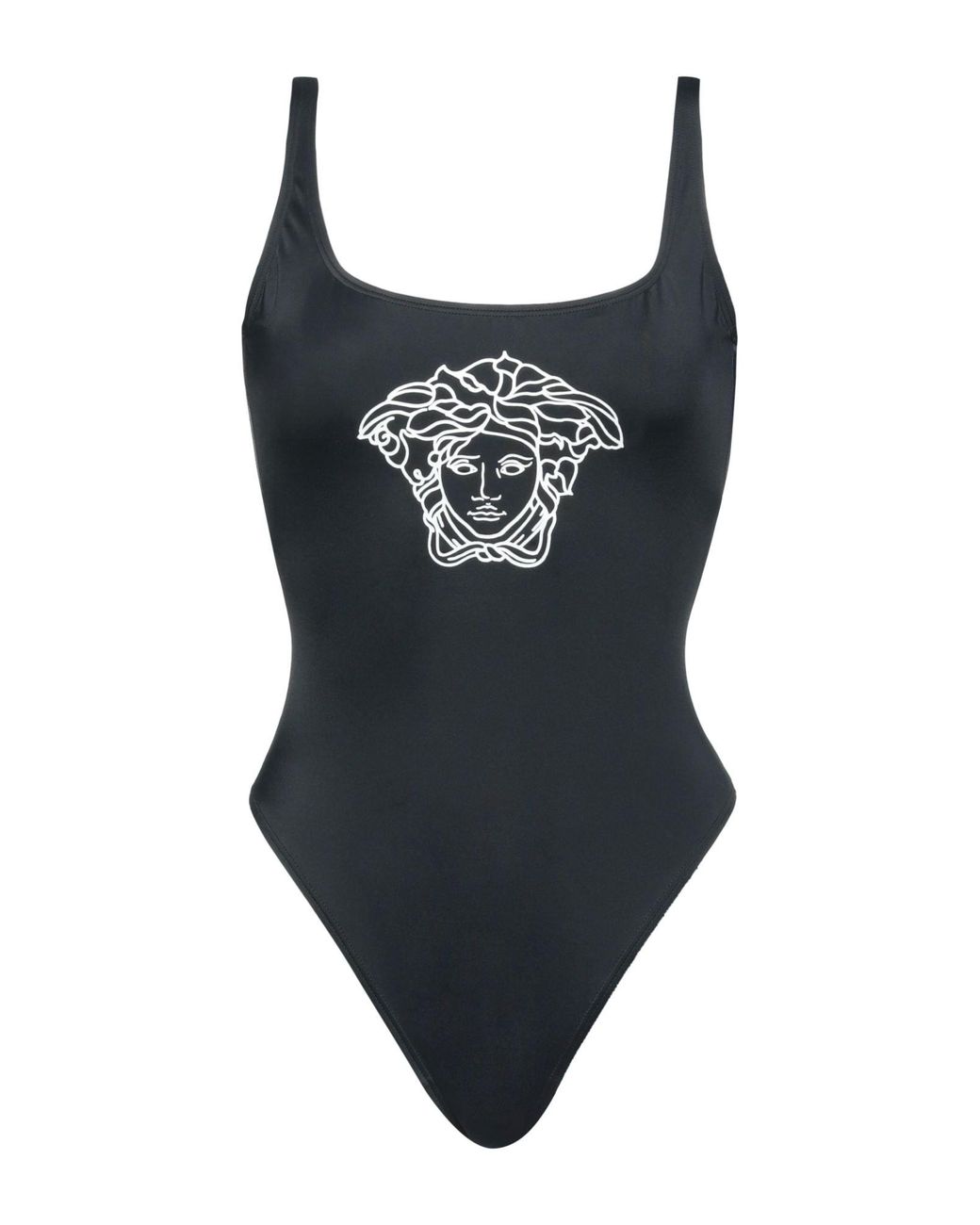 Versace One Piece Swimsuit In Black Lyst 7754