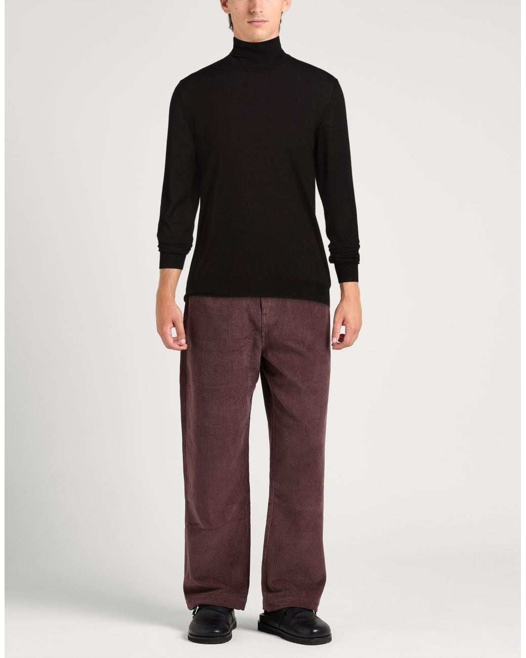 Zanone Rollkragenpullover in Black für Herren