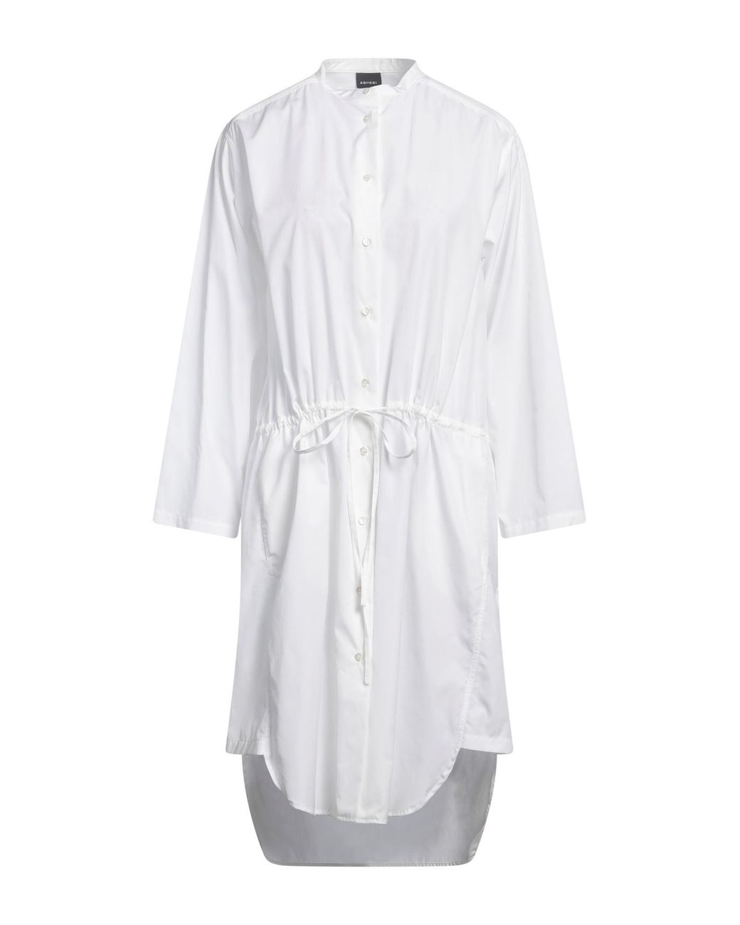 Aspesi White Midi Dress