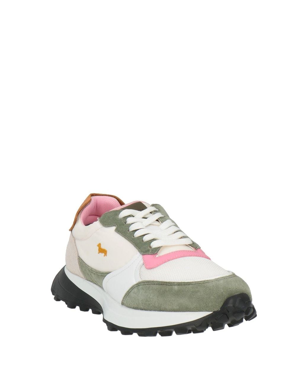 Harmont & Blaine White Sneakers Leather, Textile Fibers