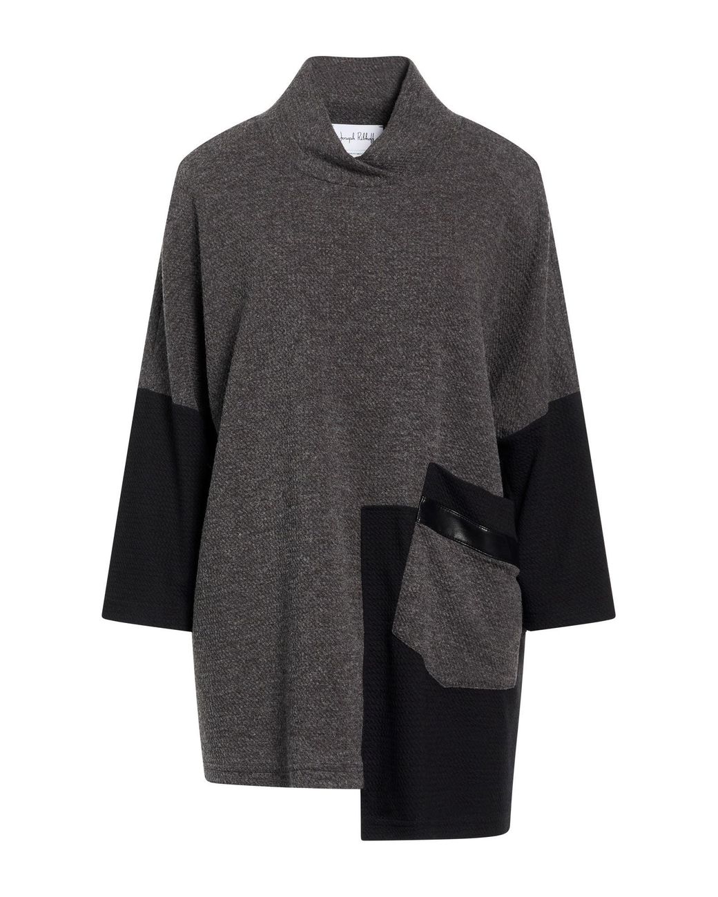 Joseph Ribkoff Gray Turtleneck Polyester, Rayon, Elastane, Polyurethane
