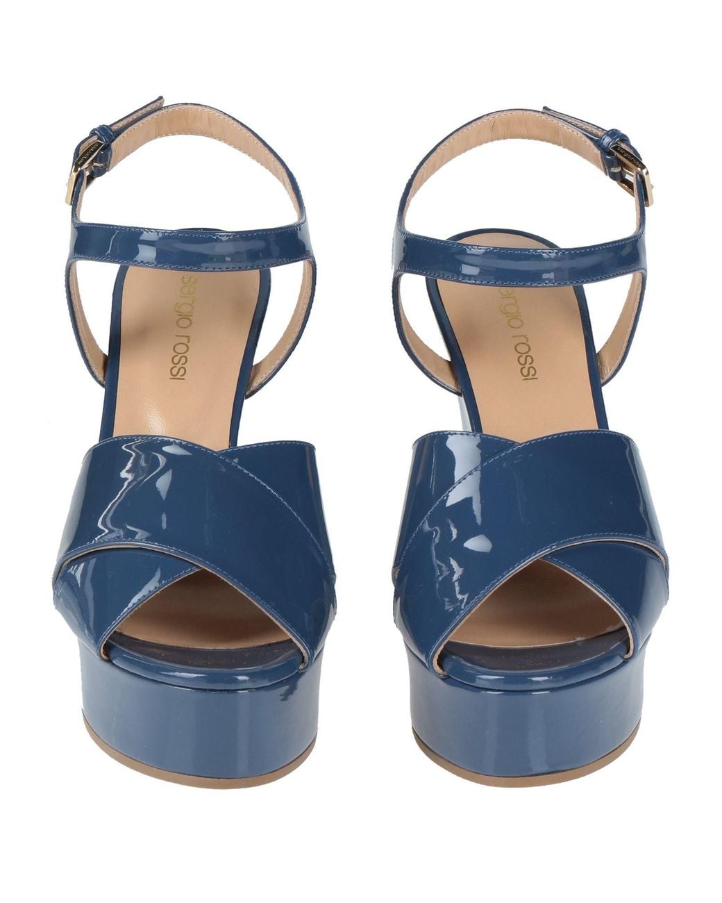 Sergio Rossi Blue Sandals