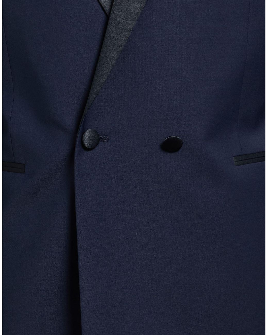 Reveres 1949 Blue Midnight Suit Polyester, Virgin Wool, Elastane for men
