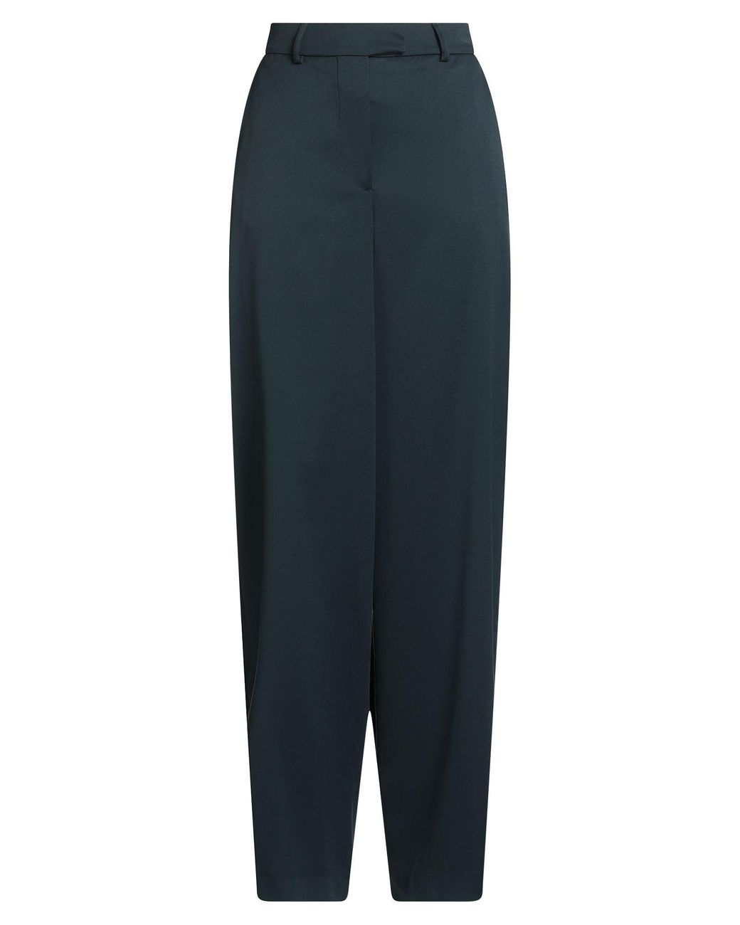 REMAIN Birger Christensen Blue Pants Recycled Polyester, Viscose, Polyester, Elastane