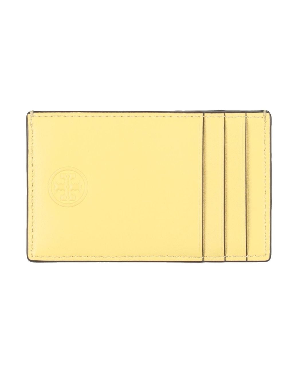 Tory Burch Yellow Document Holder Leather