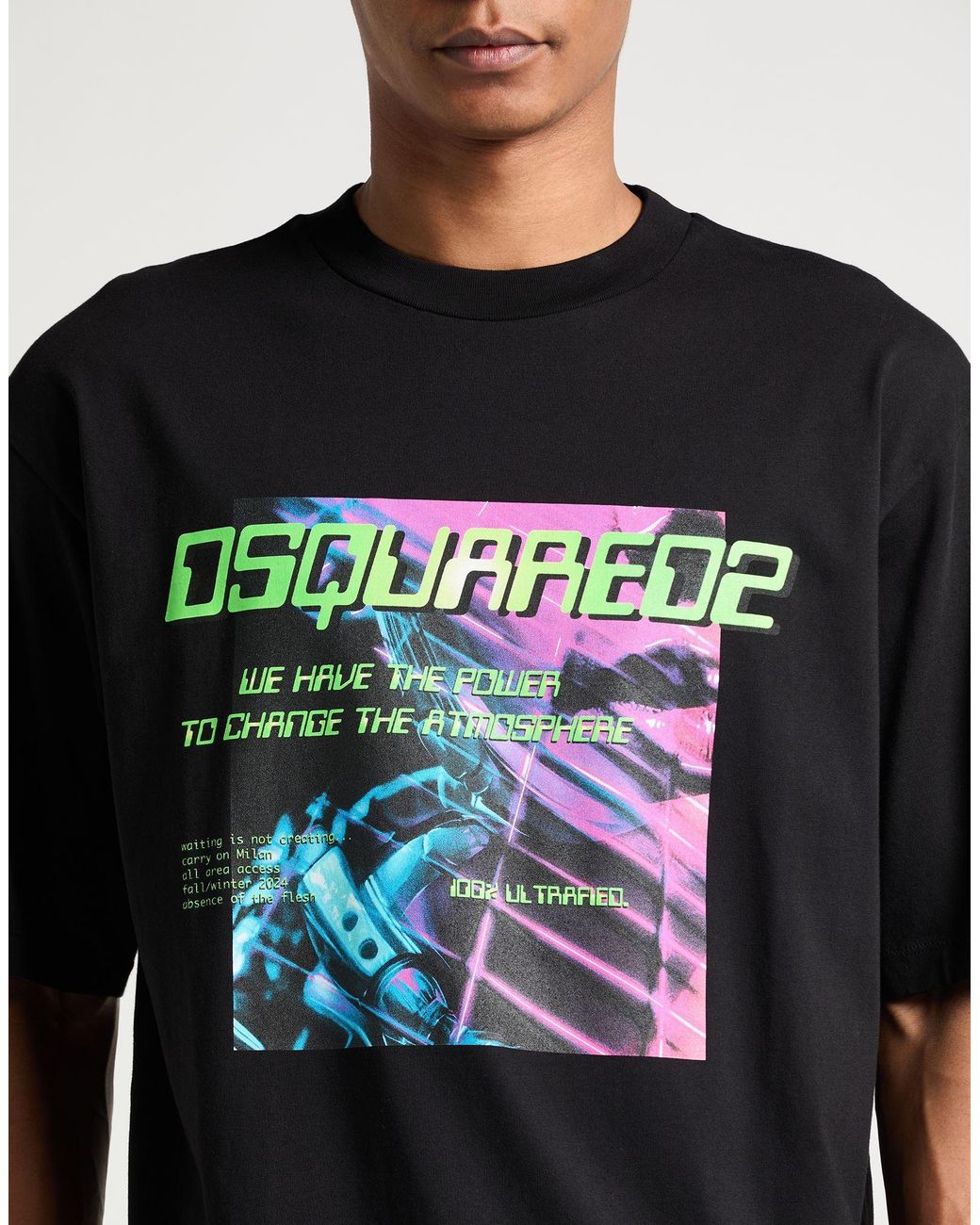 DSquared² Black T-Shirts for men