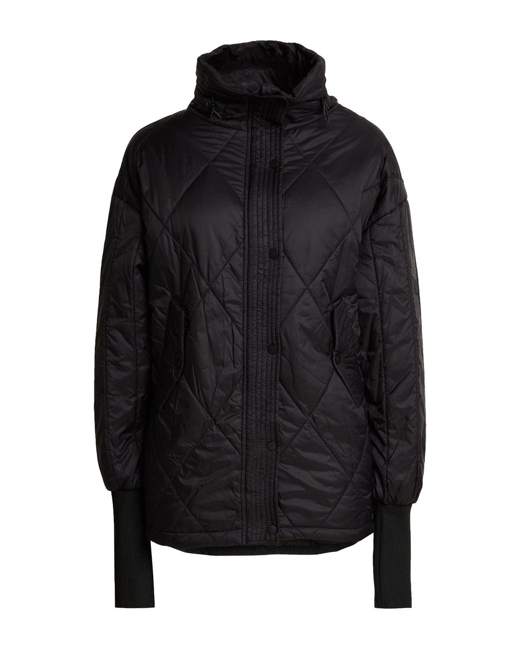 La Fille Des Fleurs Black Puffer Nylon