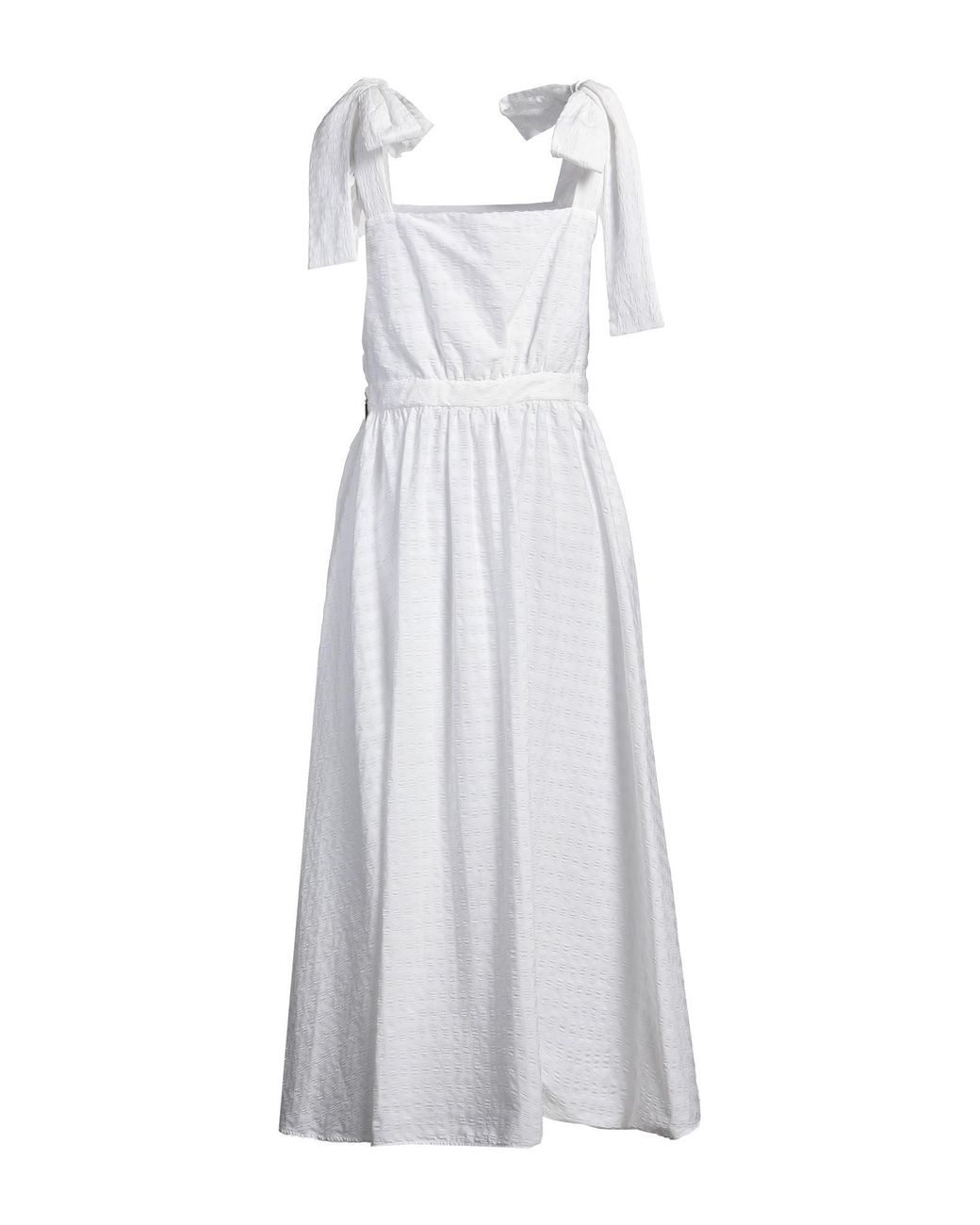 MSGM White Maxi-Kleid