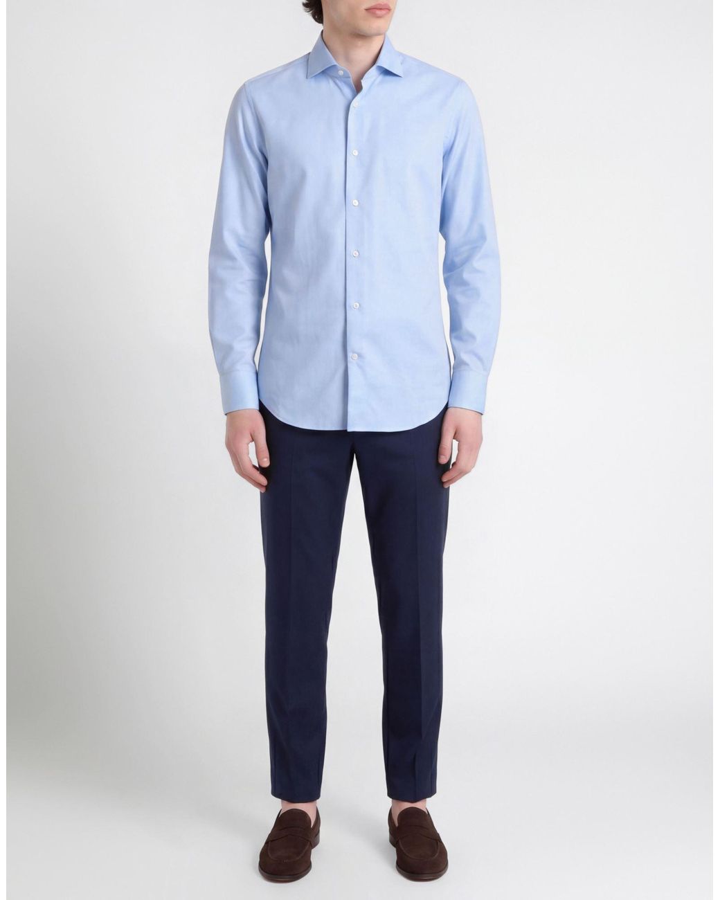 Truzzi Blue Shirts for men