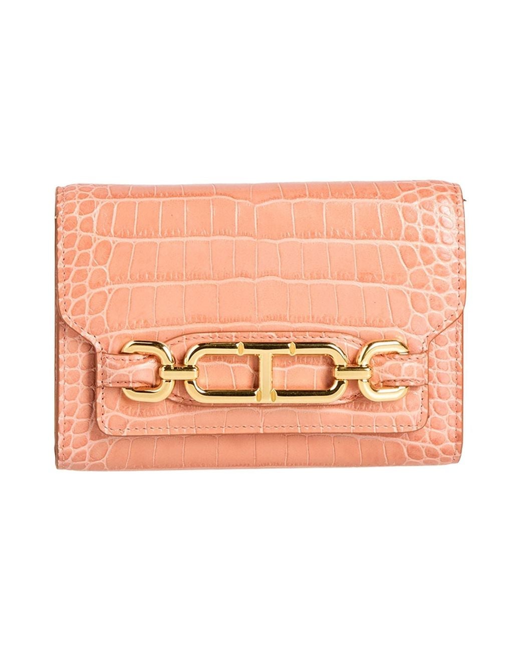Tom Ford Pink Clutch Leather