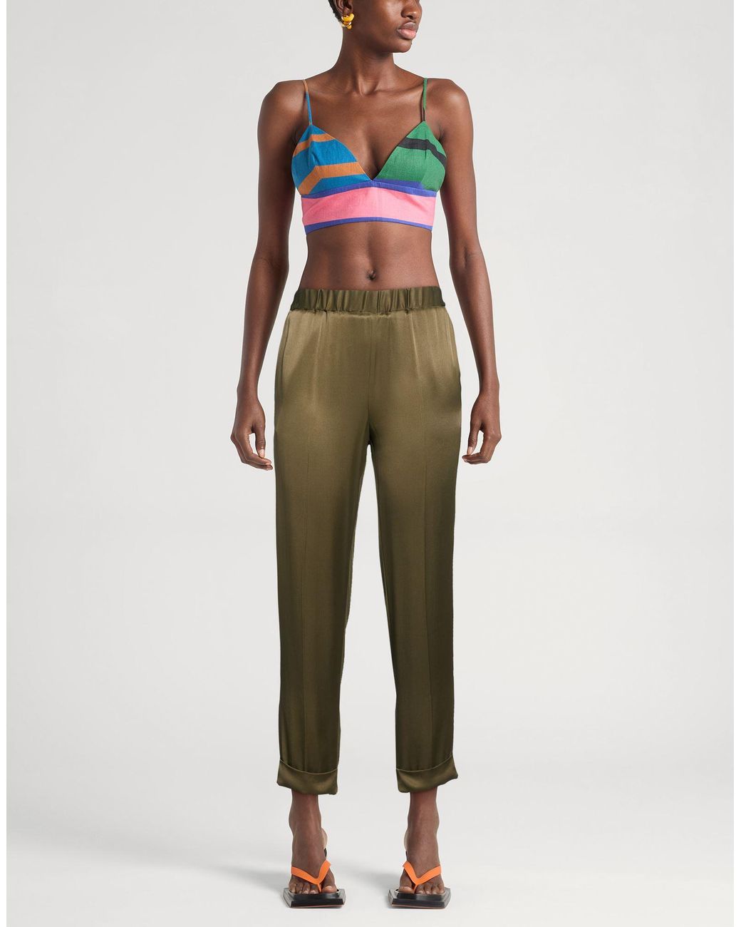 Twinset Green Trouser