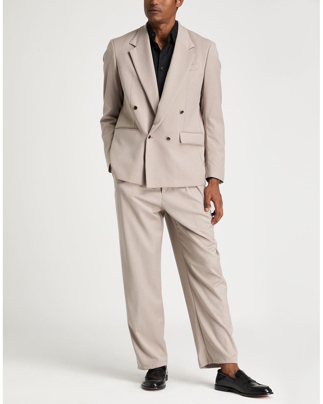 MARSĒM Natural Suit Polyester, Viscose, Elastane for men