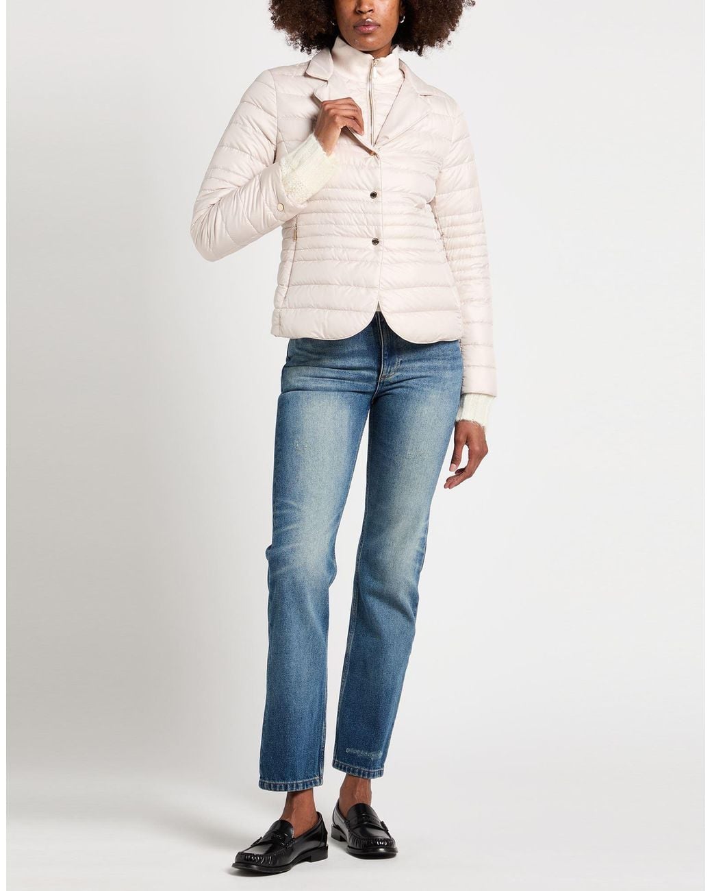 Moorer Natural Puffer Polyester, Polyamide