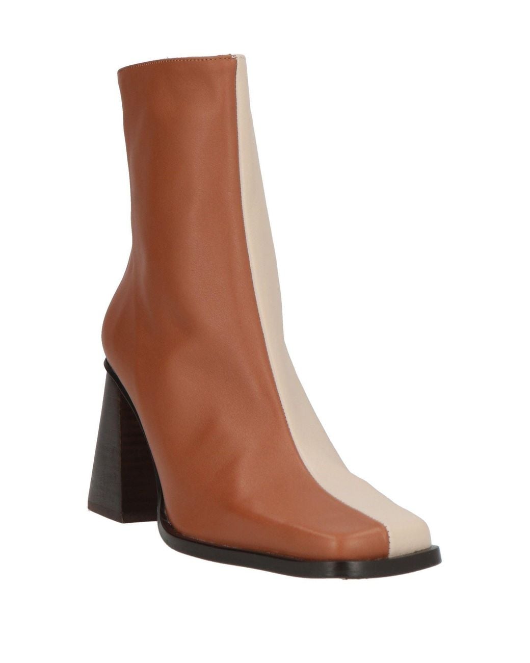 Alohas Brown Camel Ankle Boots Leather