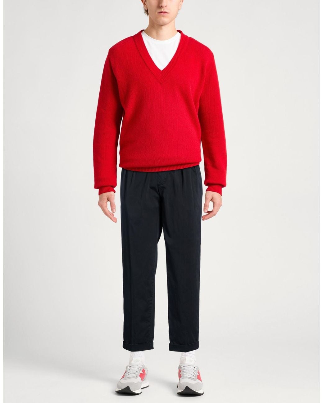 Manuel Ritz Blue Midnight Pants Cotton, Elastane for men