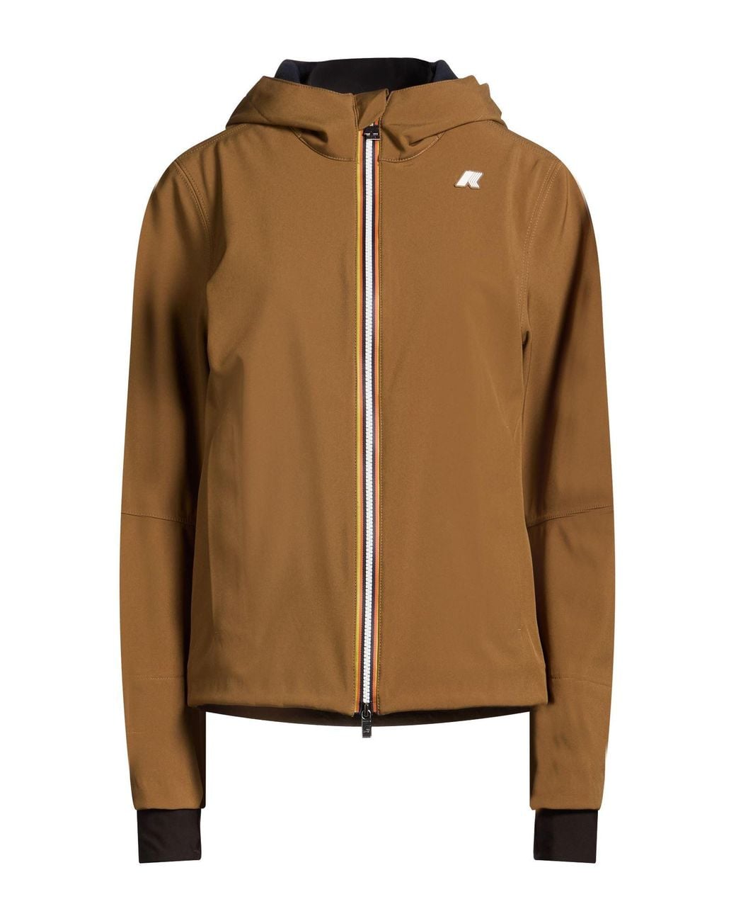 K-Way Brown Jacket Polyester, Polyurethane
