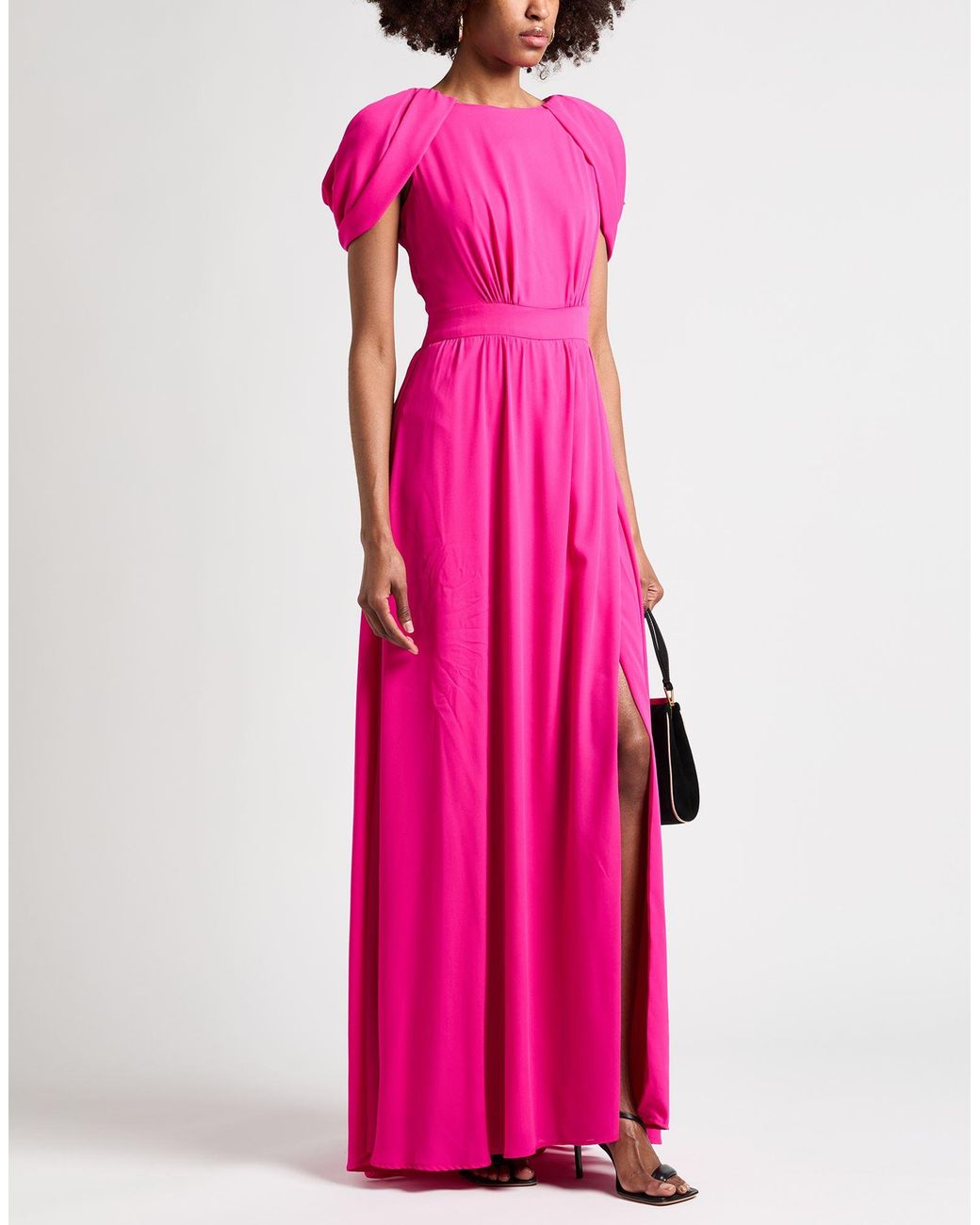 CAROL RUIZ COUTURE Pink Maxi Dresses