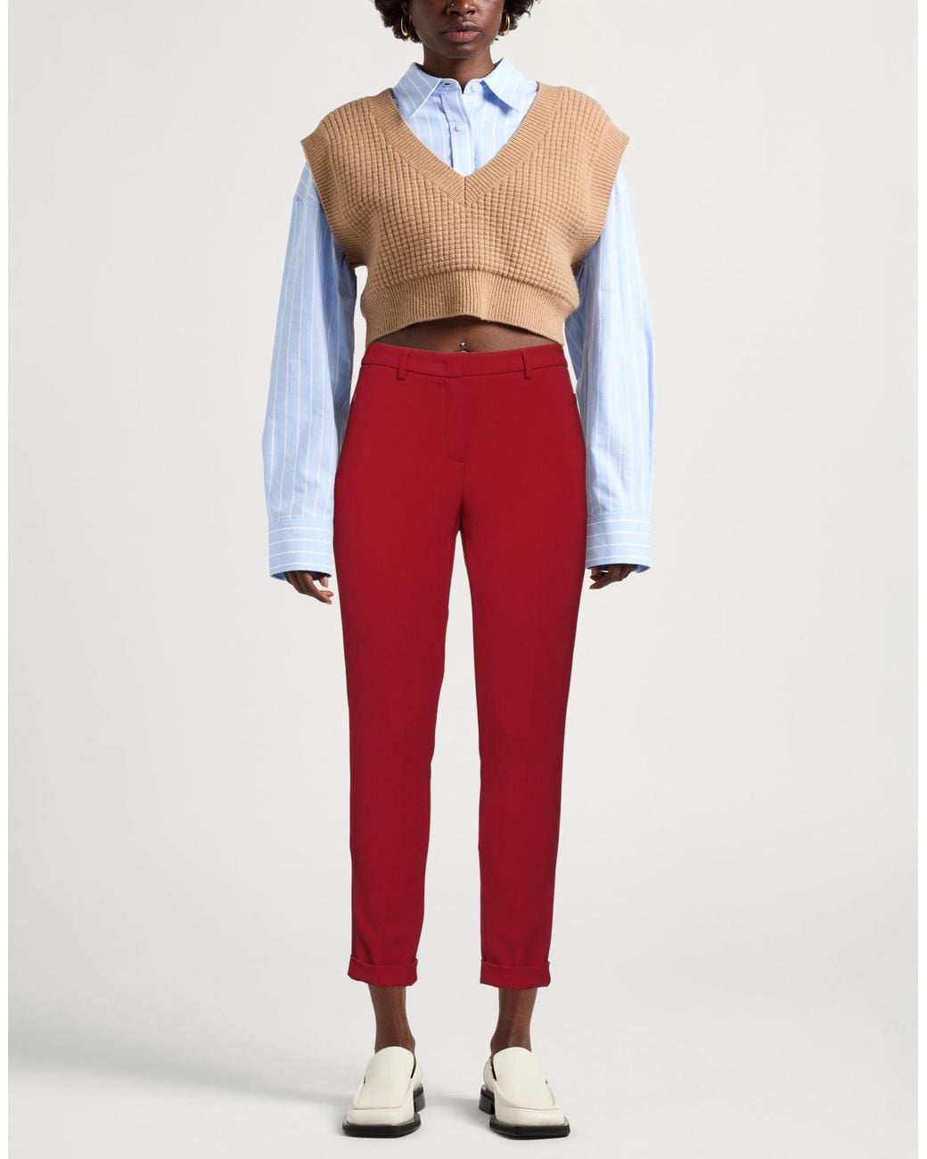 Seductive Red Trouser