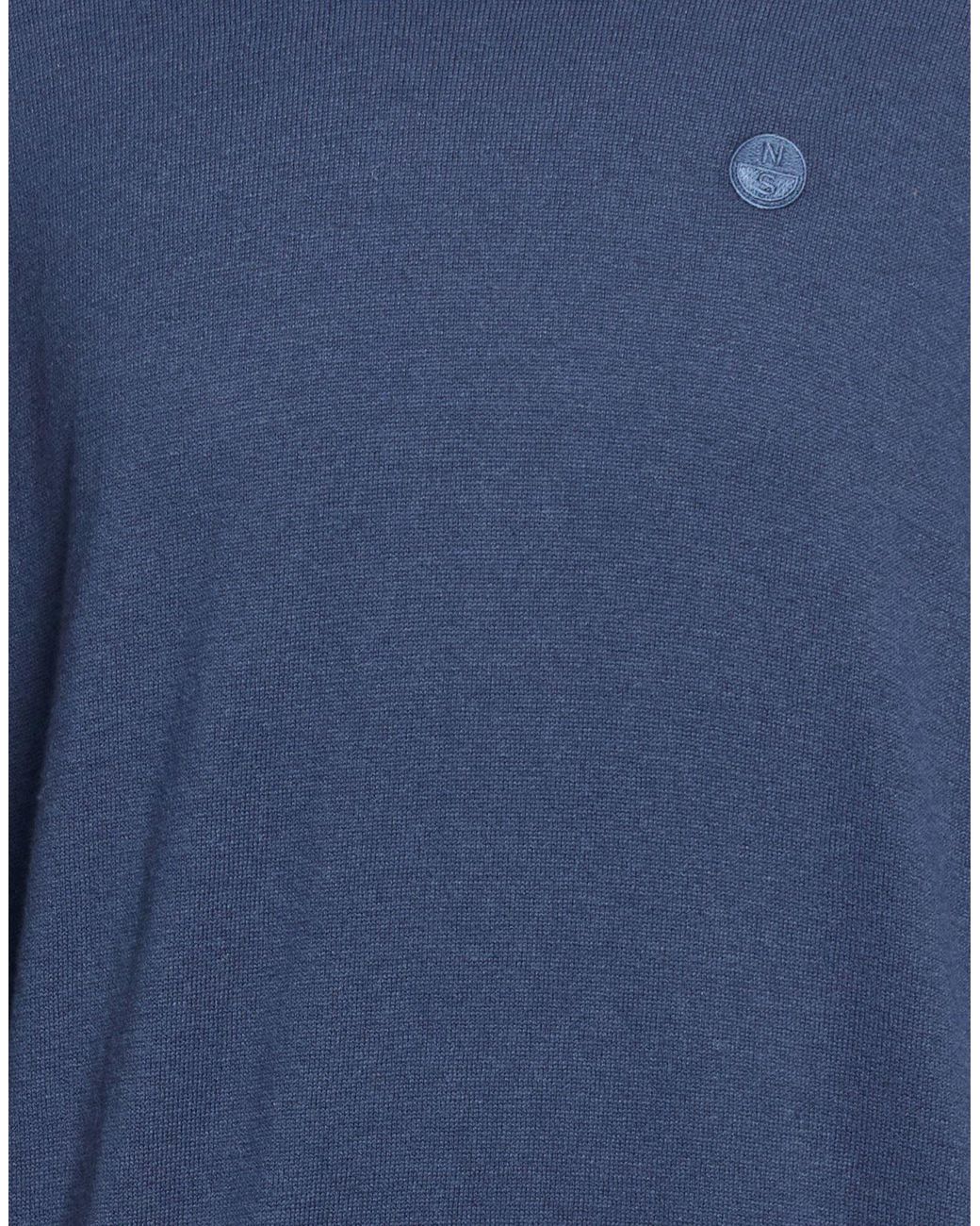 North Sails Blue Sweater Cotton, Wool for men
